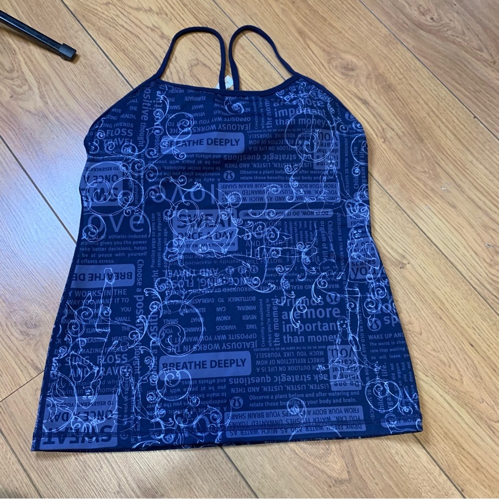 Lululemon Athletica Blue Fitted Camisole